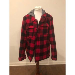 Levi Strauss Black and Red Plaid Flannel